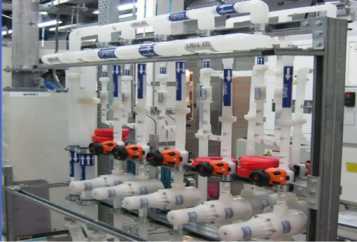 High purity ultra water piping system