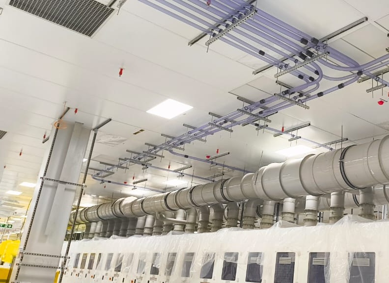 PPPS Chemical Ducting Line Work